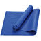 ब्लू पीवीसी योगा एक्सरसाइज मैट एंटी स्लिप 61cm X 10cm इको फ्रेंडली फिटनेस